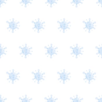 Virus molecules. Coronavirus molecule close up. Suitable for backgrounds, postcards, and wrapping paper. Vector. vector