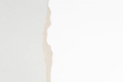 Abstract background with ripped Recycled cardboard and white textured paper. Paper texture template photo