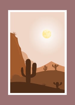abstract mountain painting, Abstract background, Premium Vector