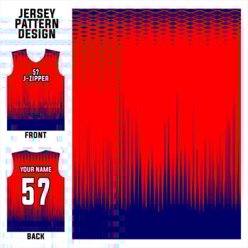 jersey design vector abstract pattern template display front and back for football teams, basketball, cycling, baseball, volleyball, racing, etc.