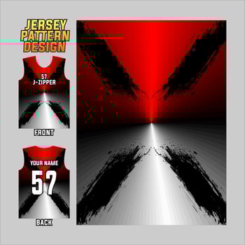 Abstract design pattern for sports jersey printing. sublime jersey templates for soccer, badminton, cycling, basketball, volleyball, etc vector