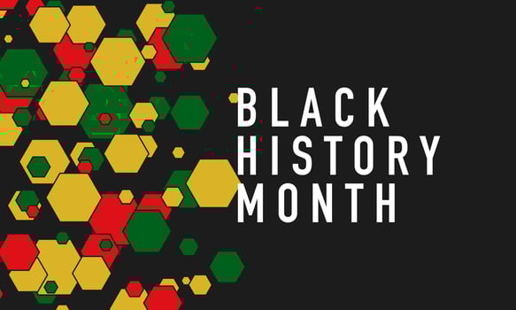 Black History Month Background Design. Vector Illustration.