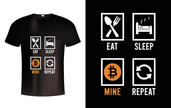 Eat Mine Sleep Repeat Vector t-shirt Design
