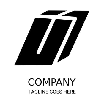 Very cool letter u logo design. vector