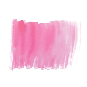 Hand draw pink brush stroke watercolor design vector