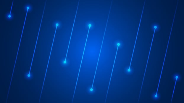 dot and line combined technology abstract background vector