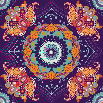 Floral seamless pattern in vector