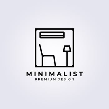 Furniture logo vector illustration design