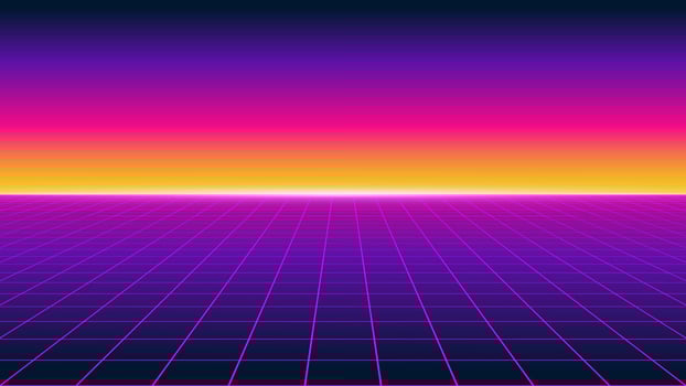 80s retro futuristic background. vector