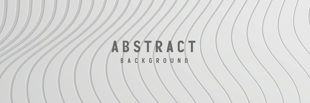 banner Abstract geometric white and gray color background vector illustration.