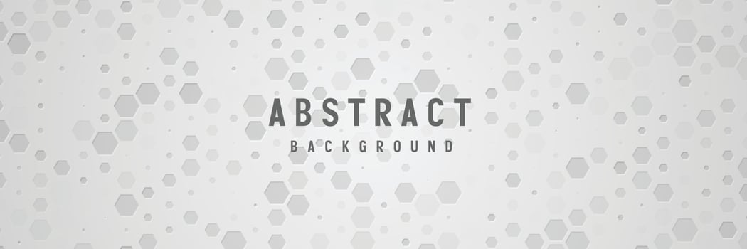 banner Abstract geometric white and gray color background vector illustration.