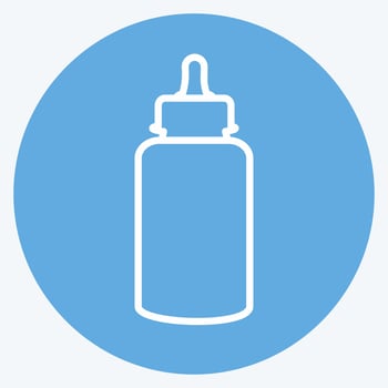 Icon Feeder 1 - Blue Eyes Style - Simple illustration vector