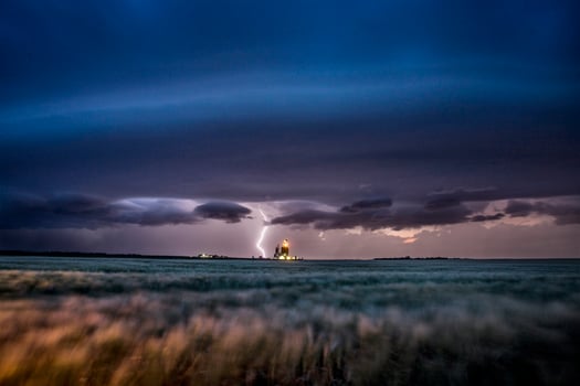 Prairie Storm Clouds Canada photo
