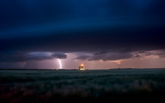 Prairie Storm Clouds Canada photo