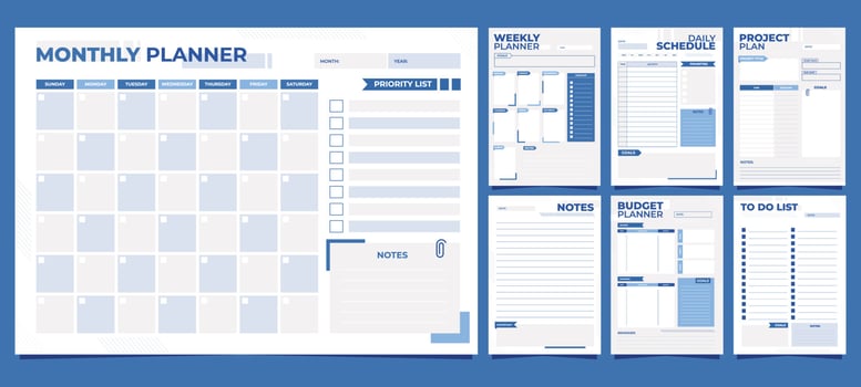 Business Journal Template vector