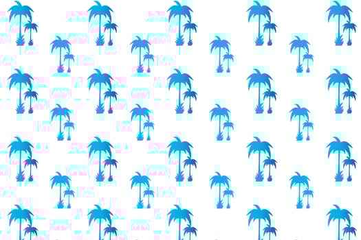 Abstract Palm Pattern Background vector