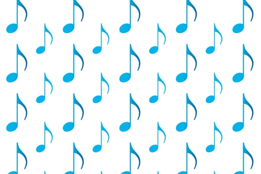 Abstract Music Note Pattern Background vector