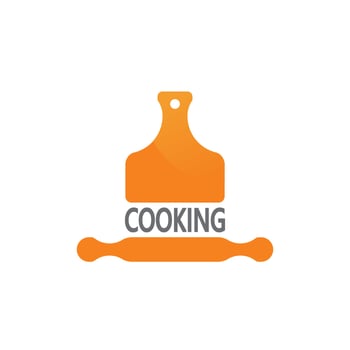 Cooking Logo Design Template Isolated On White Background vector