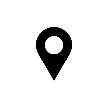 Gps, Map, Navigation, Direction Solid Icon, Vector, Illustration, Logo Template. Suitable For Many Purposes. vector