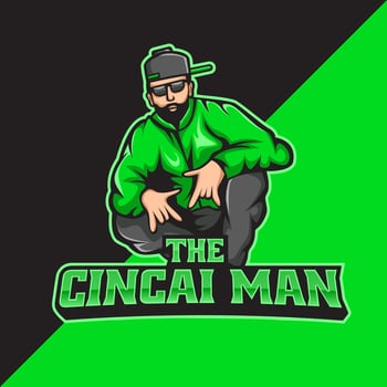 Bad boy mascot logo template. perfect for gaming logo, merchandise, apparel, pin, etc vector