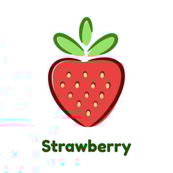 Strawberry logo vector