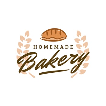Bakery shop logo vector