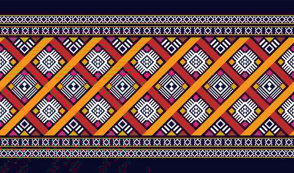 Ethnic pattern vector background. seamless pattern traditional.