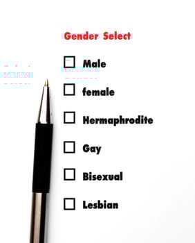 gender select choice, sex concept photo