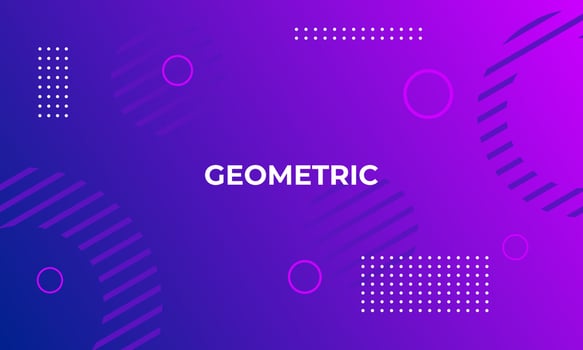 trendy geometric abstract background vector