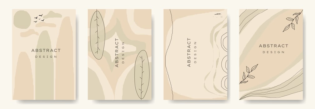 Modern abstract vector backgrounds.minimal trendy style. various shapes set up design templates good for background  card greeting wallpaper brochure flier invitation and other. vector illustration