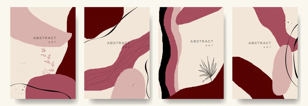 Modern abstract vector backgrounds.minimal trendy style. various shapes set up design templates good for background  card greeting wallpaper brochure flier invitation and other. vector illustration