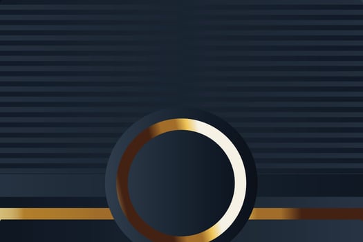 gold banner design with minimalist modern style gold luxury vector