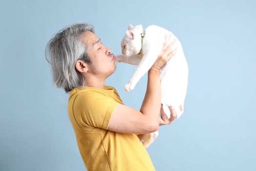 Asian Man with Yellow Tshirt photo