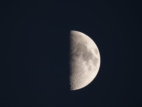 View of the moon photo
