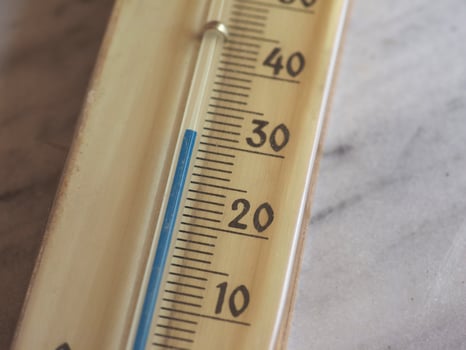 thermometer for air temperature measurement photo