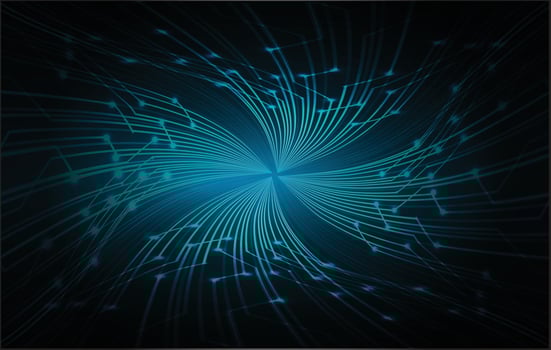 cyber circuit future technology concept background, text vector