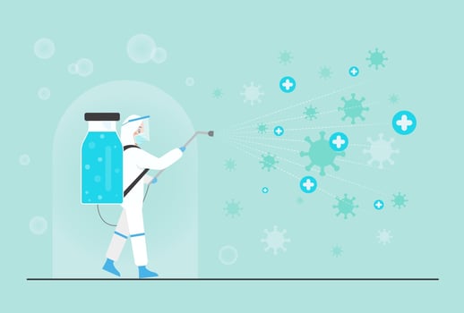 public health authorities were spraying the virus to kill the virus at community sources vector
