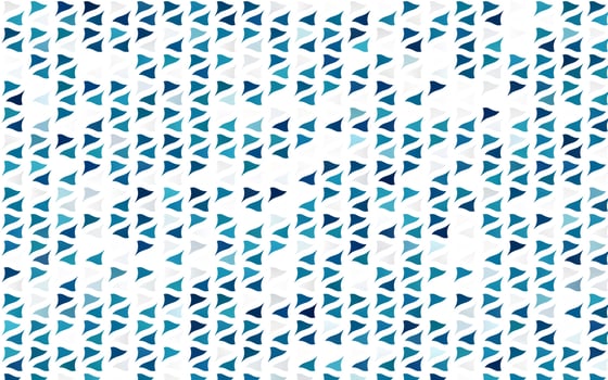 Light BLUE vector background with triangles.