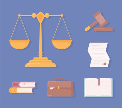 icons legal advice vector