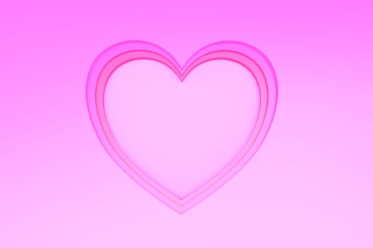 3D Render Valentine Day gifts photo