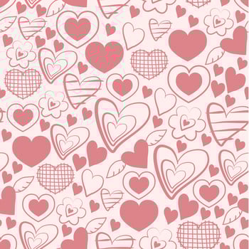 Seamless Pattern for Valentines Day vector