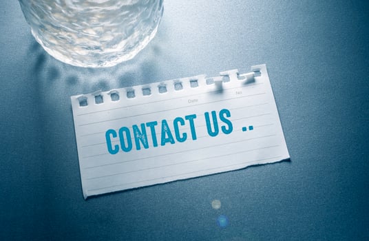 Contact us Business Concept idea photo