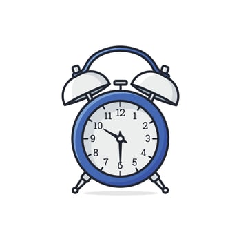 Illustration vector graphic of the alarm clock