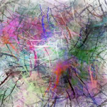 Colorful Grunge Ink Watercolor Paint Splatter vector