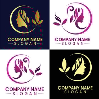 Beauty logo design vector