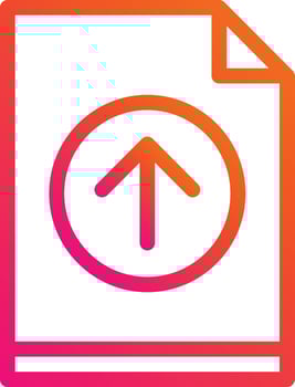 Upload Line Icon vector