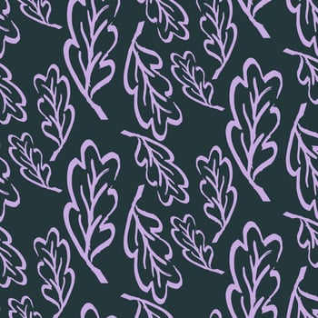 Hand-drawn floral background. Vector seamless pattern in doodle style.  Ideal for fabric, home textiles.