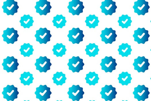 Abstract Verified Symbol Pattern Background vector