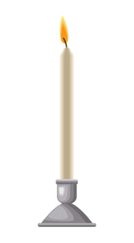 candle fire flame vector