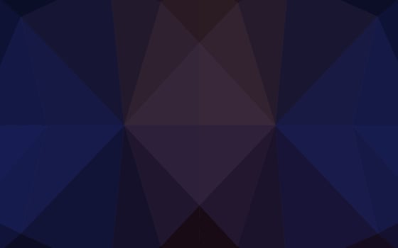 Dark Blue, Red vector polygonal template.